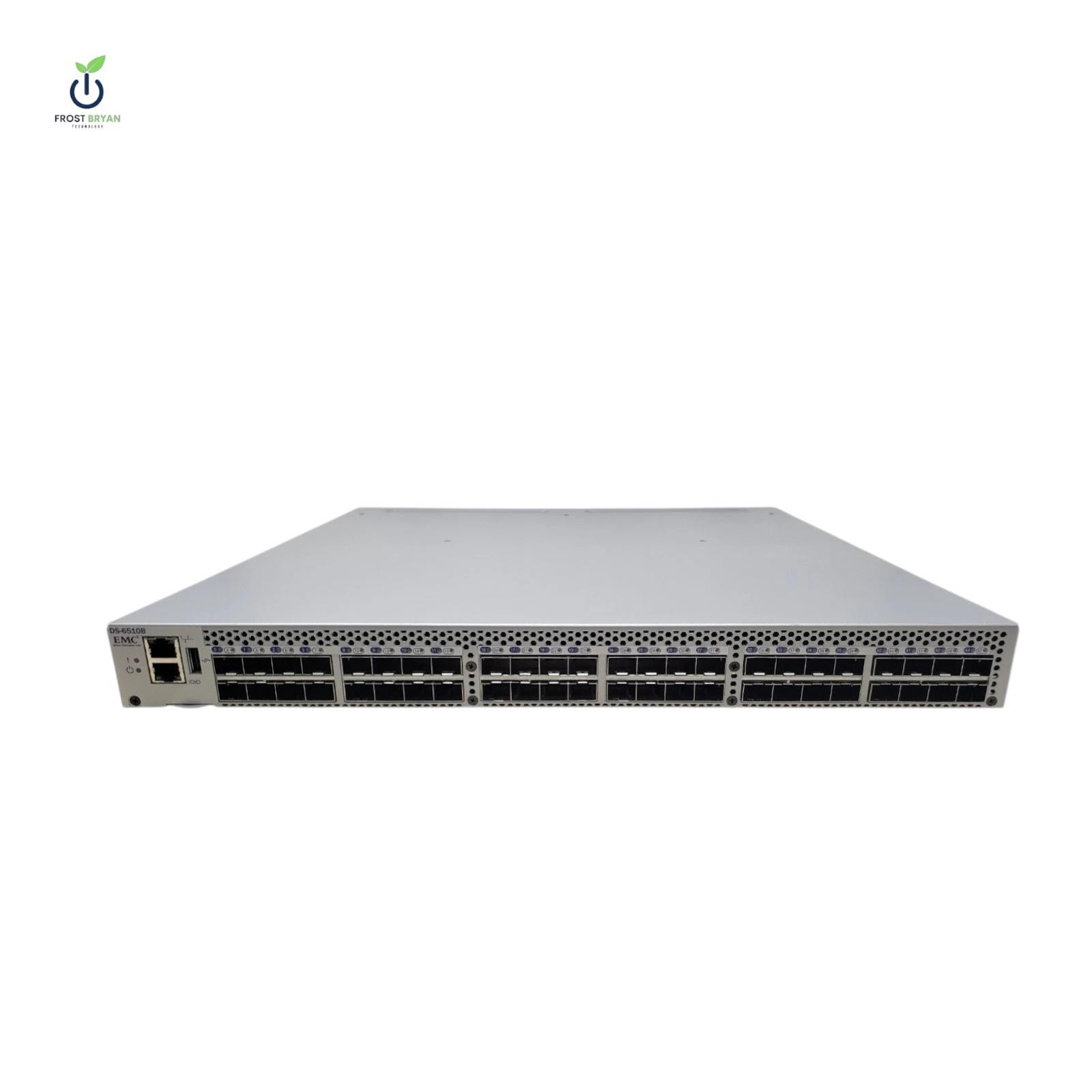 Dell EMC Connectrix DS-6510B Fibre Channel Switch 24-Port Base 2x PSU