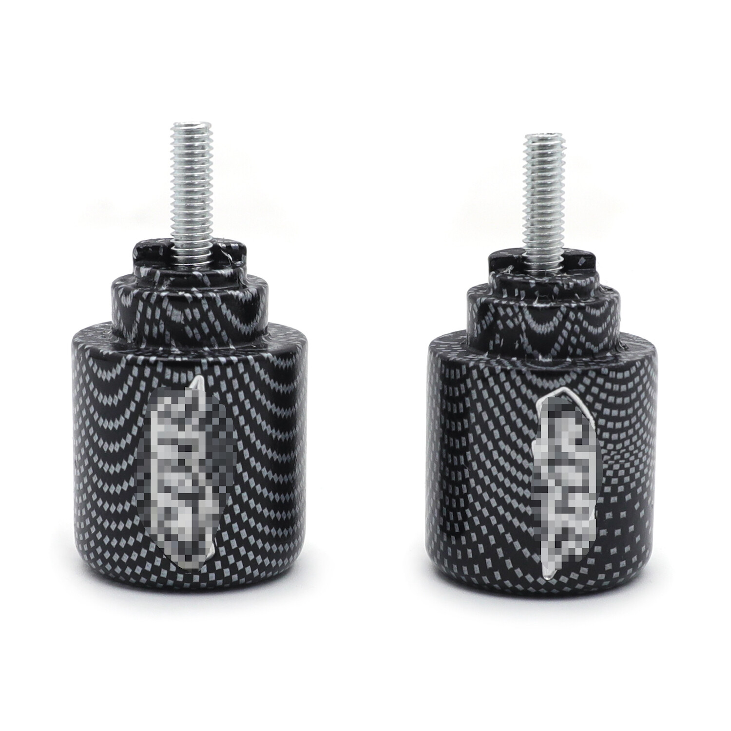 CBR Logo Carbon Bar End For Honda RC51 00-06 / Super Blackbird CBR1100XX 97-03