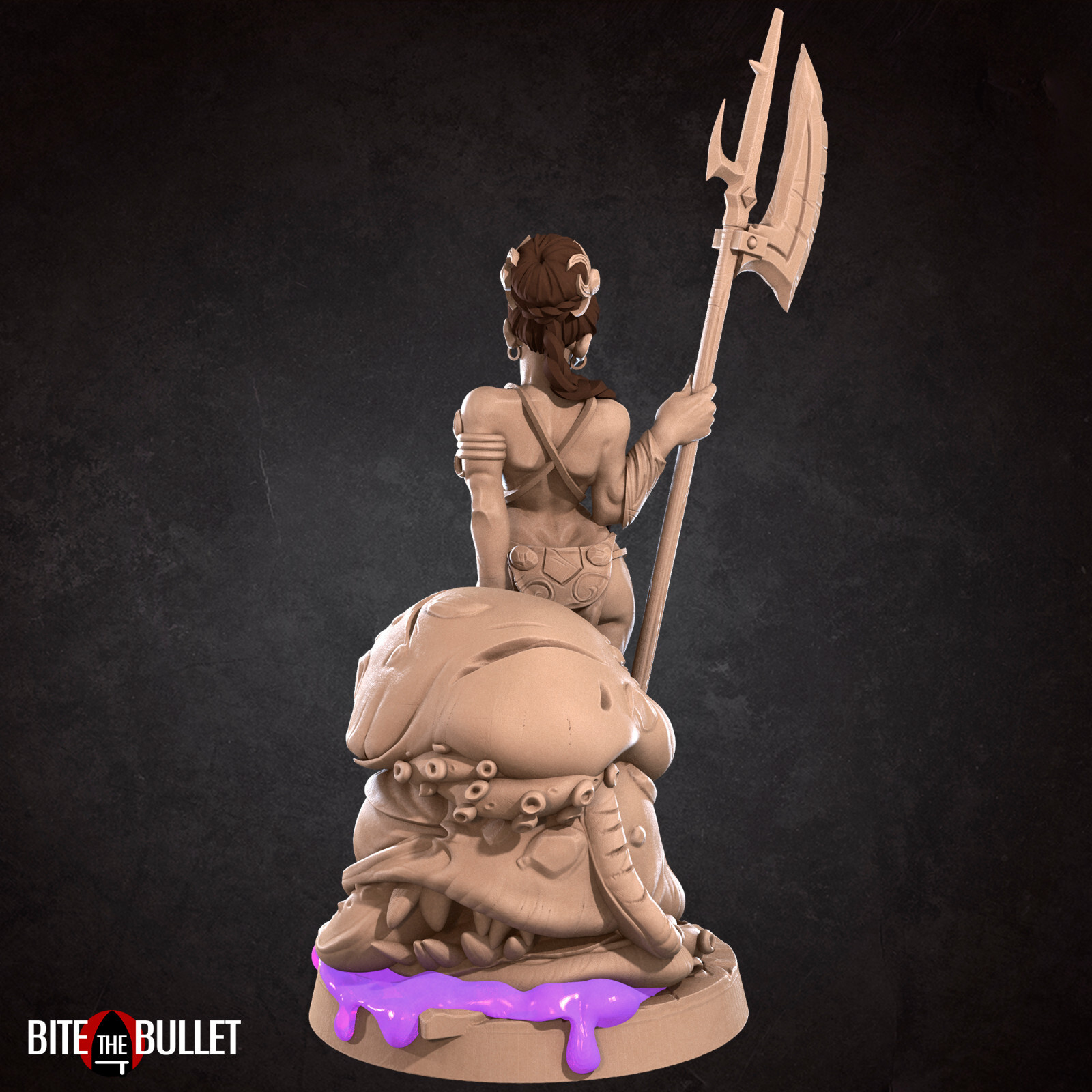 Human Warrior - Pinup - Bite the Bullet - Fantasy Dungeons and Dragons Mini