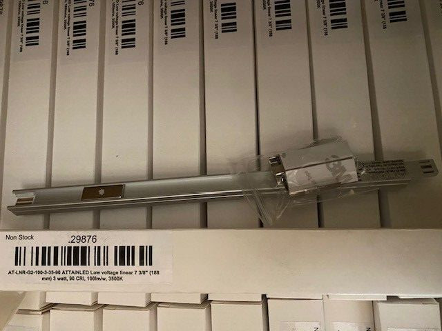 Led Stick Light 7 3/8 Fixture 3500K AT-LNR-G2-100-3-35-90, Low Voltage Linear