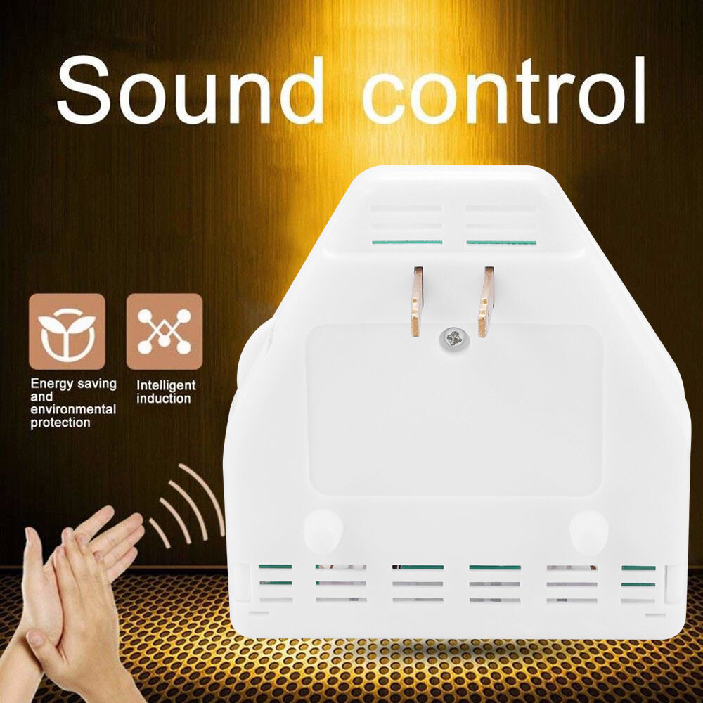 Clapper Sound Activated Clap On/Off Light Switch Wall Socket Outlet Adapter