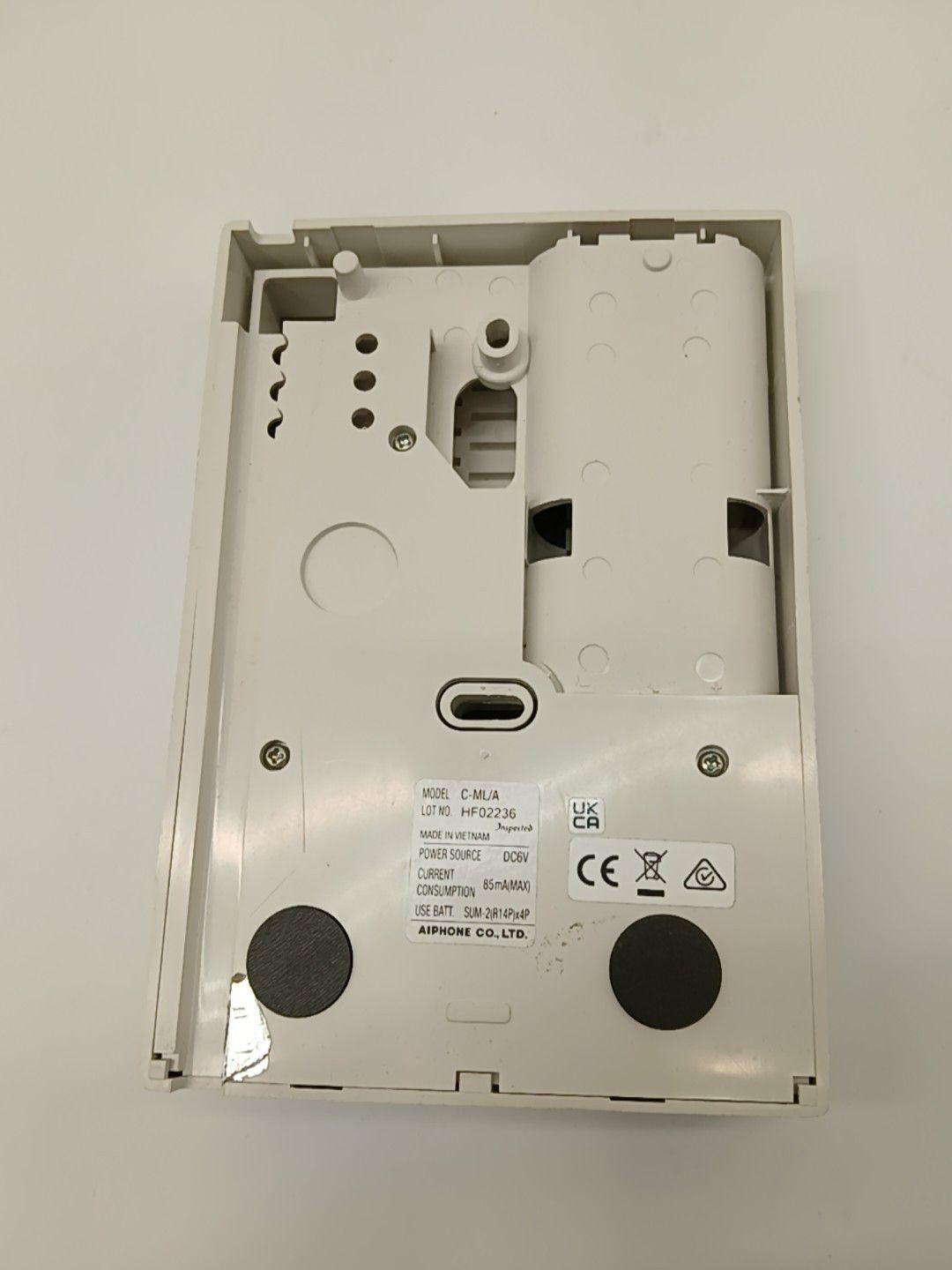 Aiphone C-ML/A Audio Intercom White Wall Mounted Battery DC 6V Indoor Unit