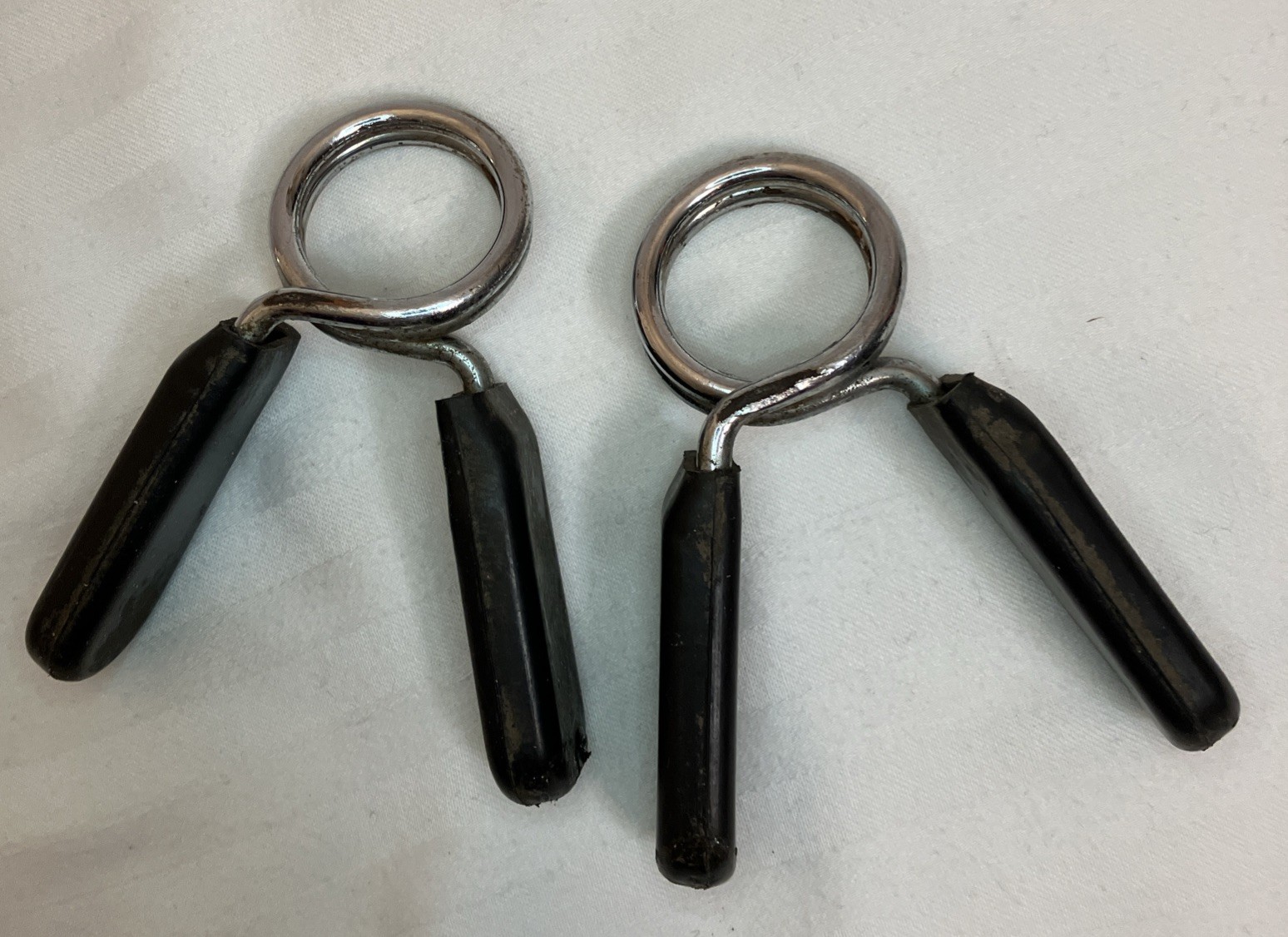 Used Pair Of 1” Barbell Bar  Clamps