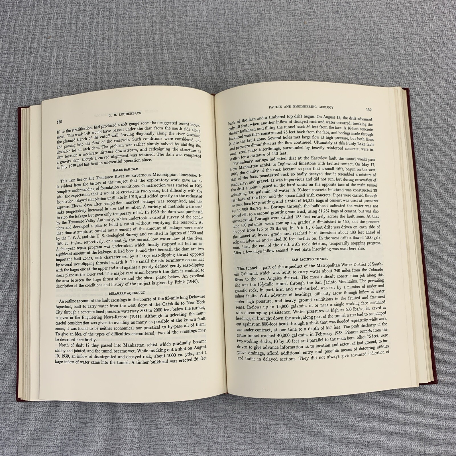 Application of Geology to Engineering Practice 1958 Berkey Volume