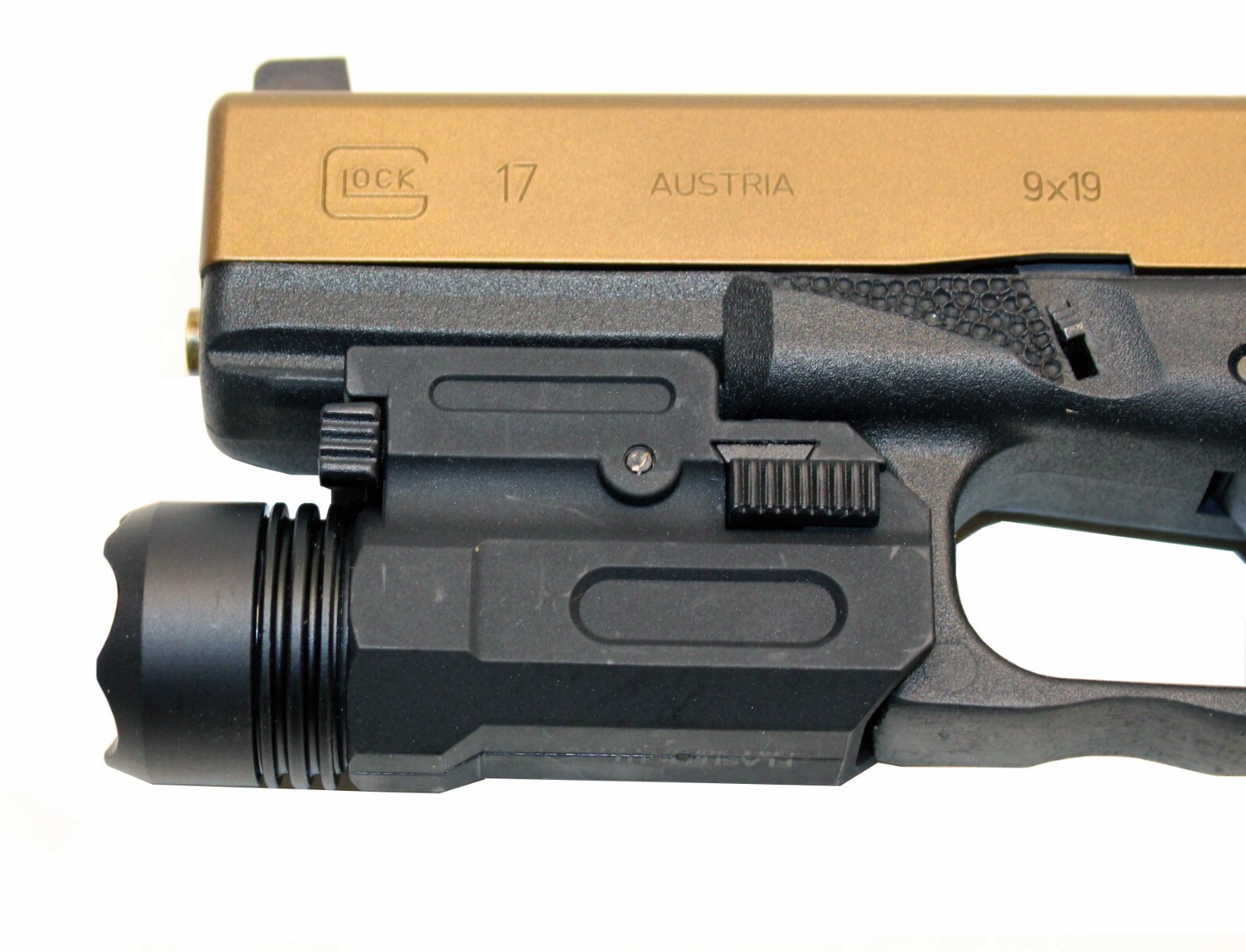 Trinity tactical flashlight for Sig Sauer m18x polymer black home defense.