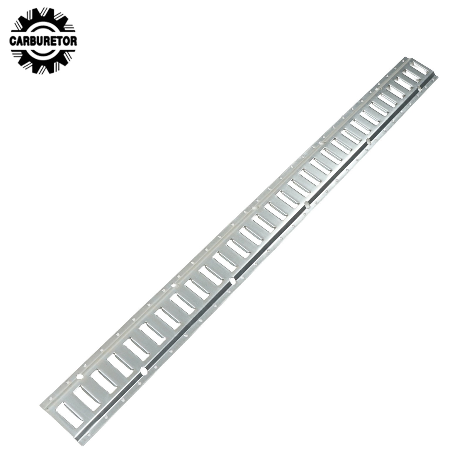 Silver 12 Pack 60" E Track Rail Sections With Mounting Hardware Fit For Garages