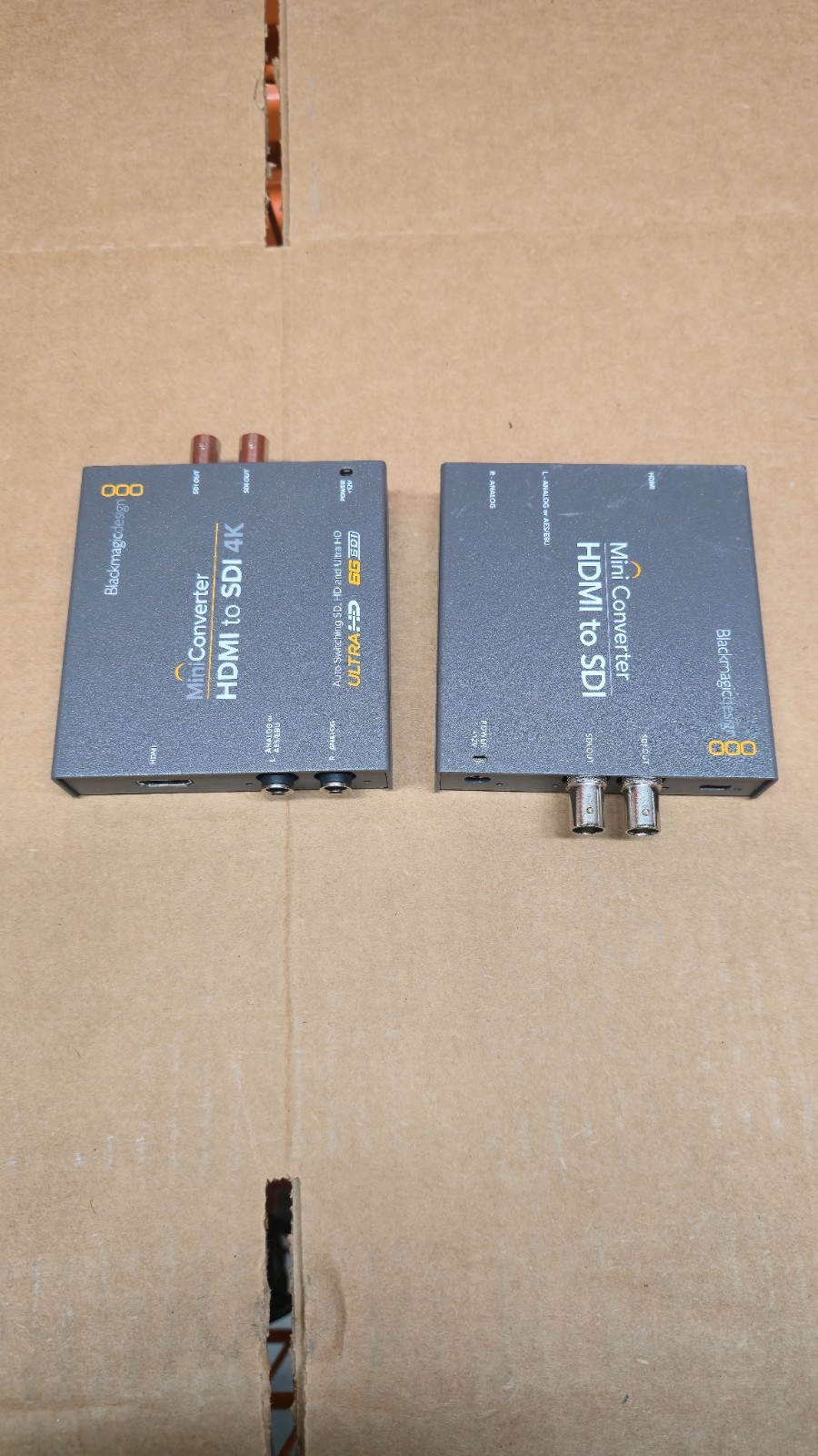 Mixed Lot of 2 - Blackmagic Design Mini Converters (HDMI to SDI)