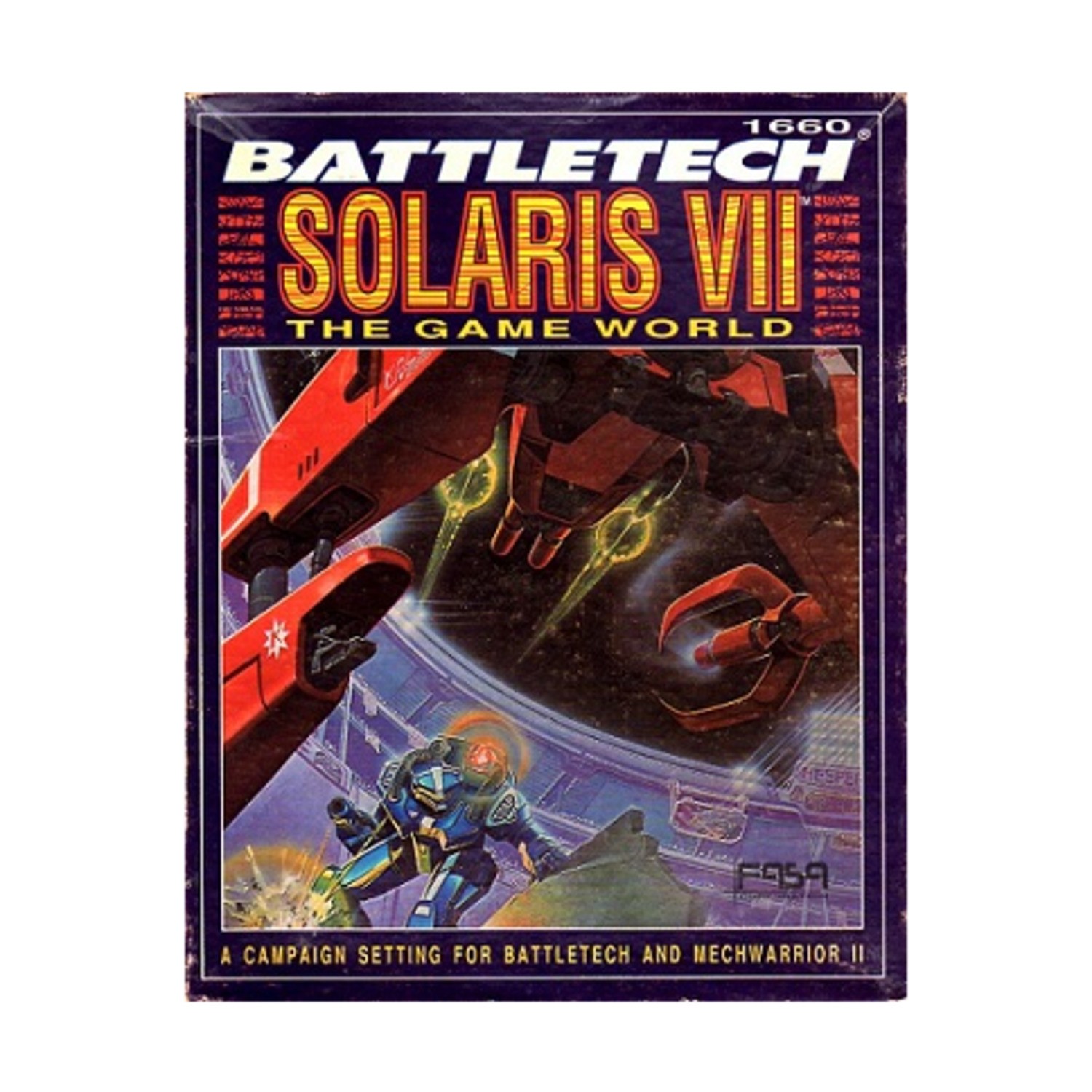 FASA Battletech Core Box Set Solaris VII SW (VG+/New)