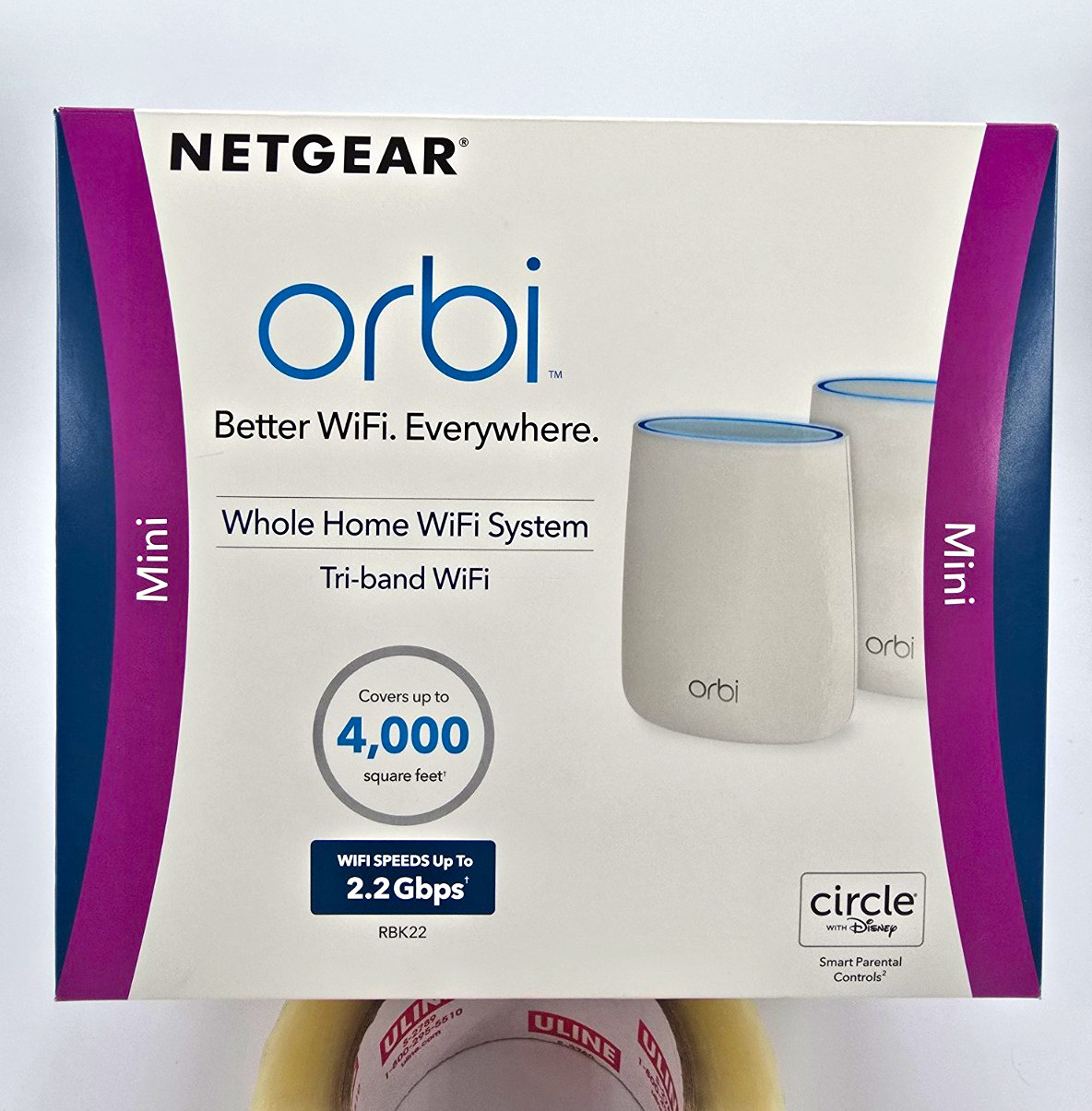 NETGEAR Orbi Mini RBK22 AC2200 Tri-Band Mesh WiFi RBR20 + RBS20 *Working*