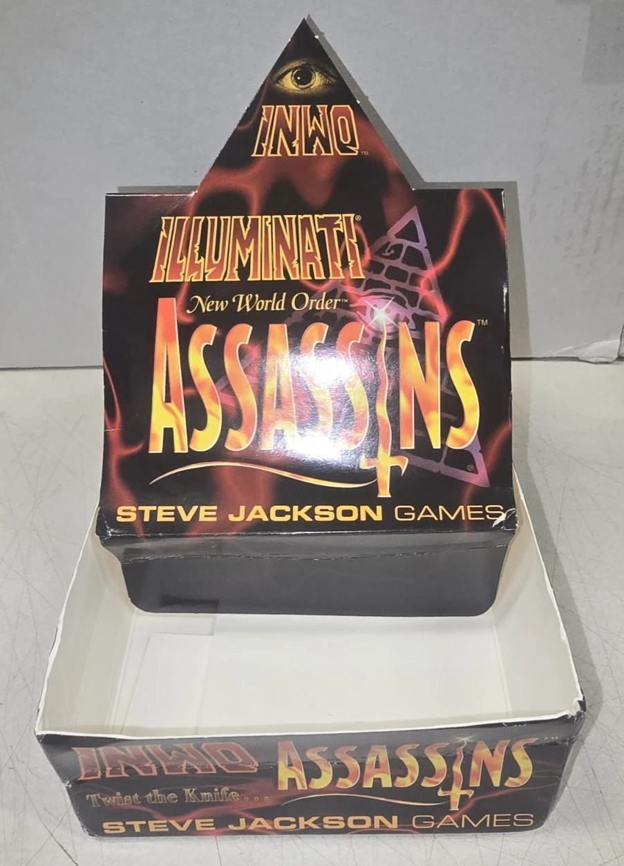 ILLUMINATI ASSASSINS New World Order Collectible INWO Card Box - EMPTY