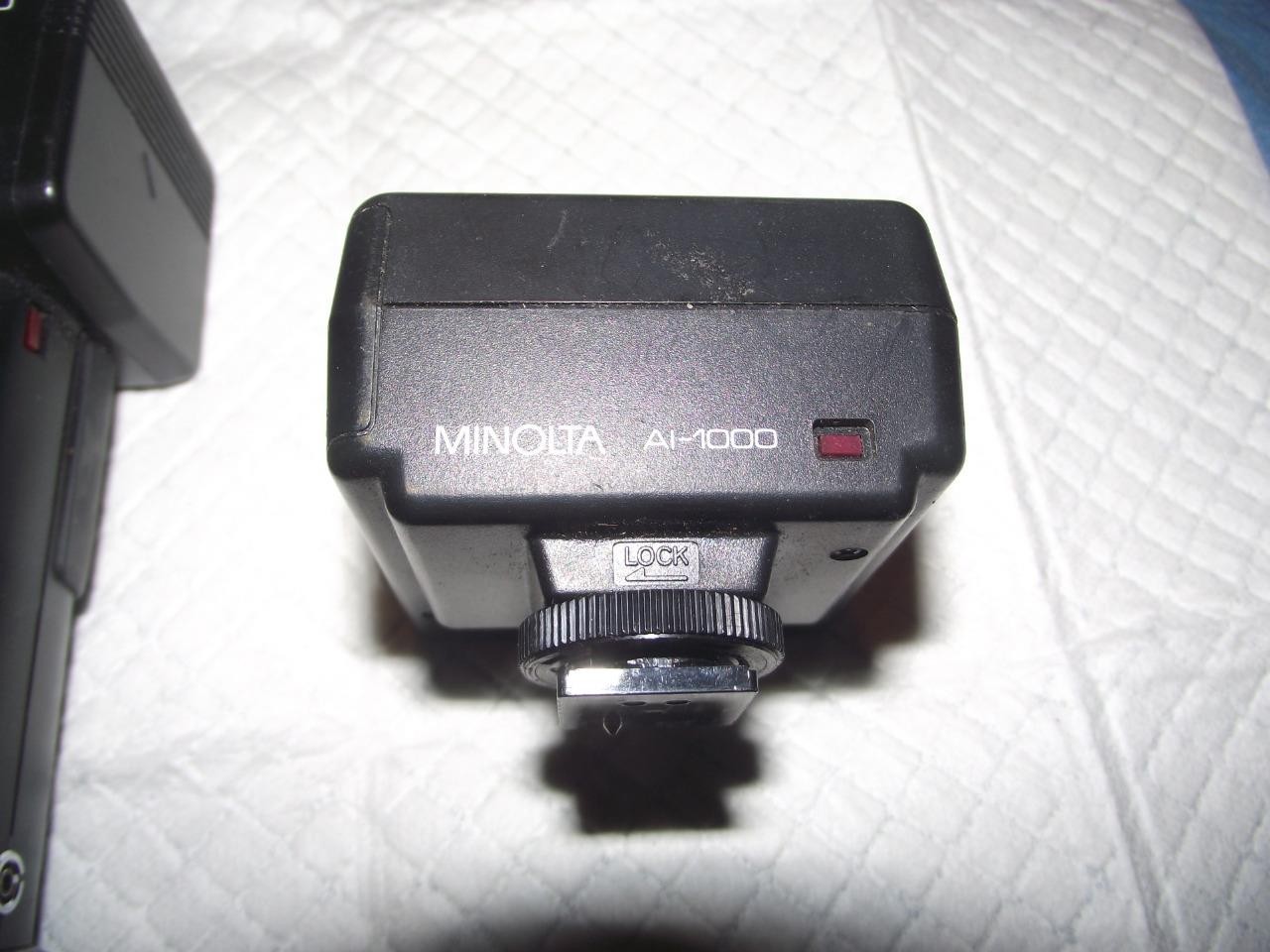 MINOLTA CONTROL GRIP SET CG-1000 WITH AI-1000 AF ILLUMINATOR