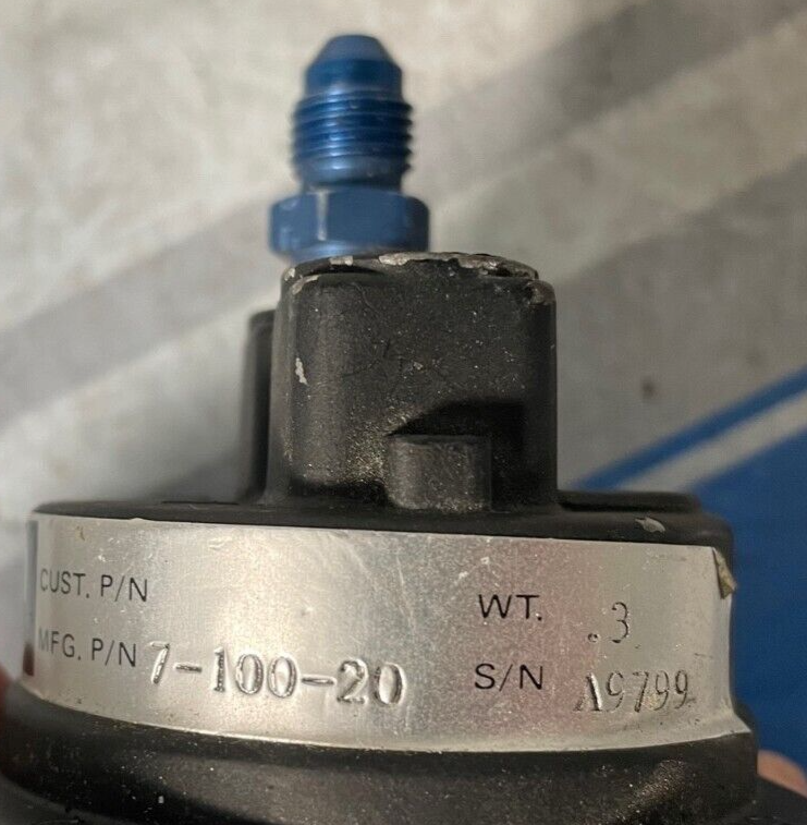 Manifold Pressure Indicator 7-100-20 Removed Working