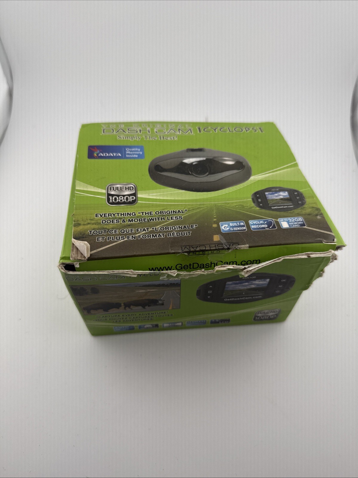 Cyclops 1080P HD The Original Dashcam Model# 4SK108TS Untested