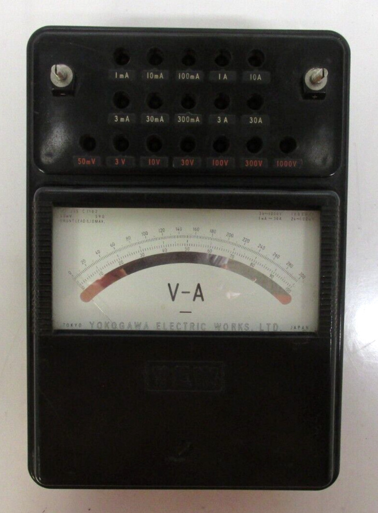 Yokogawa 2012 Analog DC V-A Meter, PARTS ONLY, BR