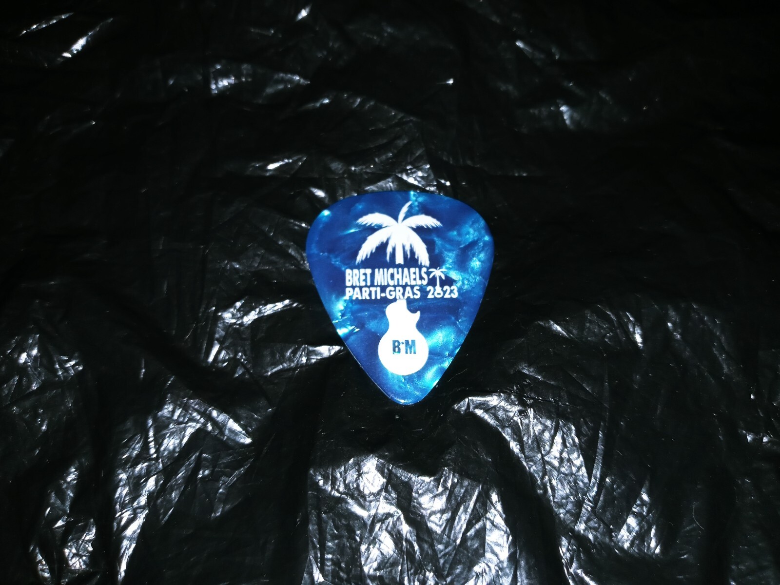 Bret Michaels of Poison Party Parti Gras New 2023 Concert Tour GUITAR PICK