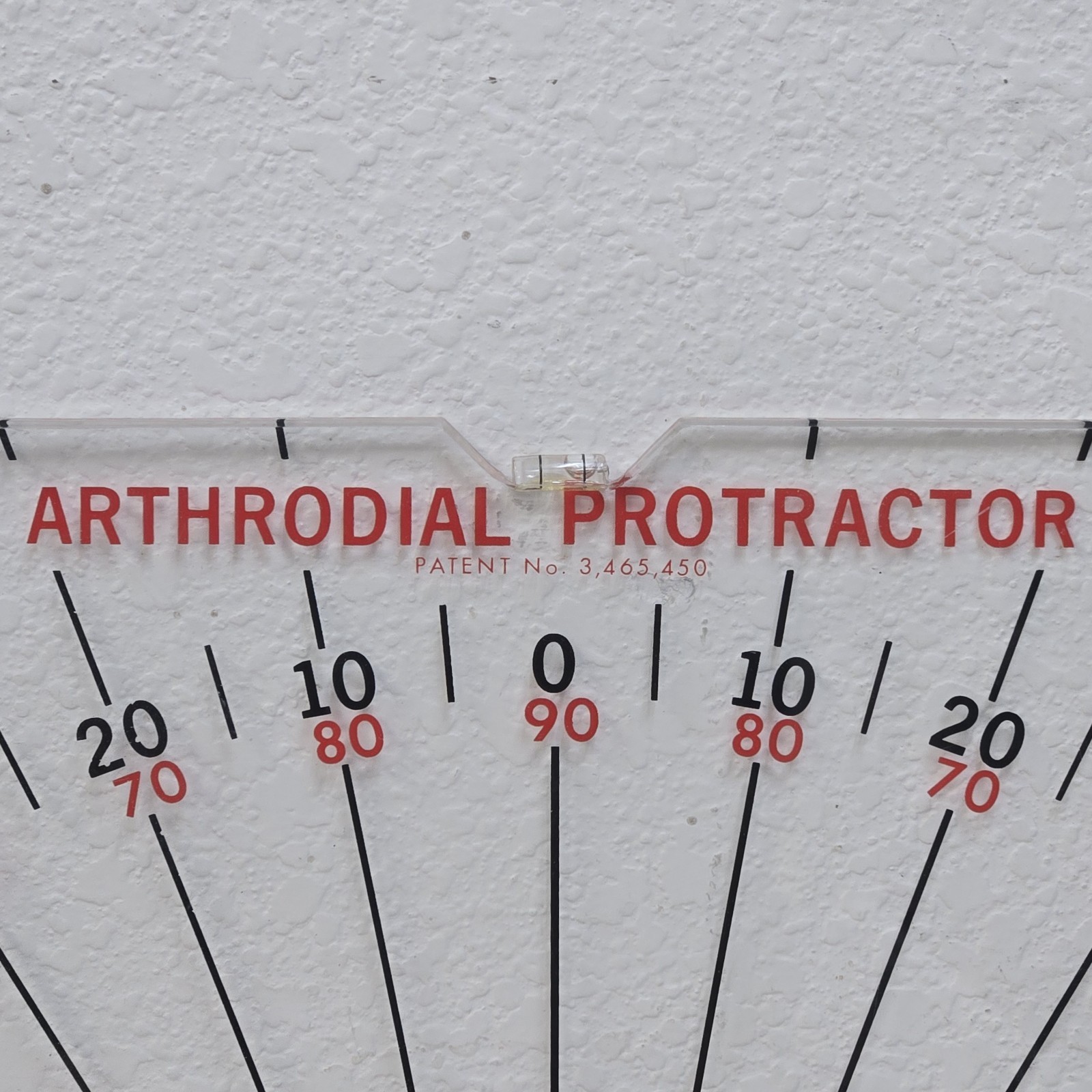 Reedco Research Arthrodial Protractor Joint Flexibility Protractor Made In USA