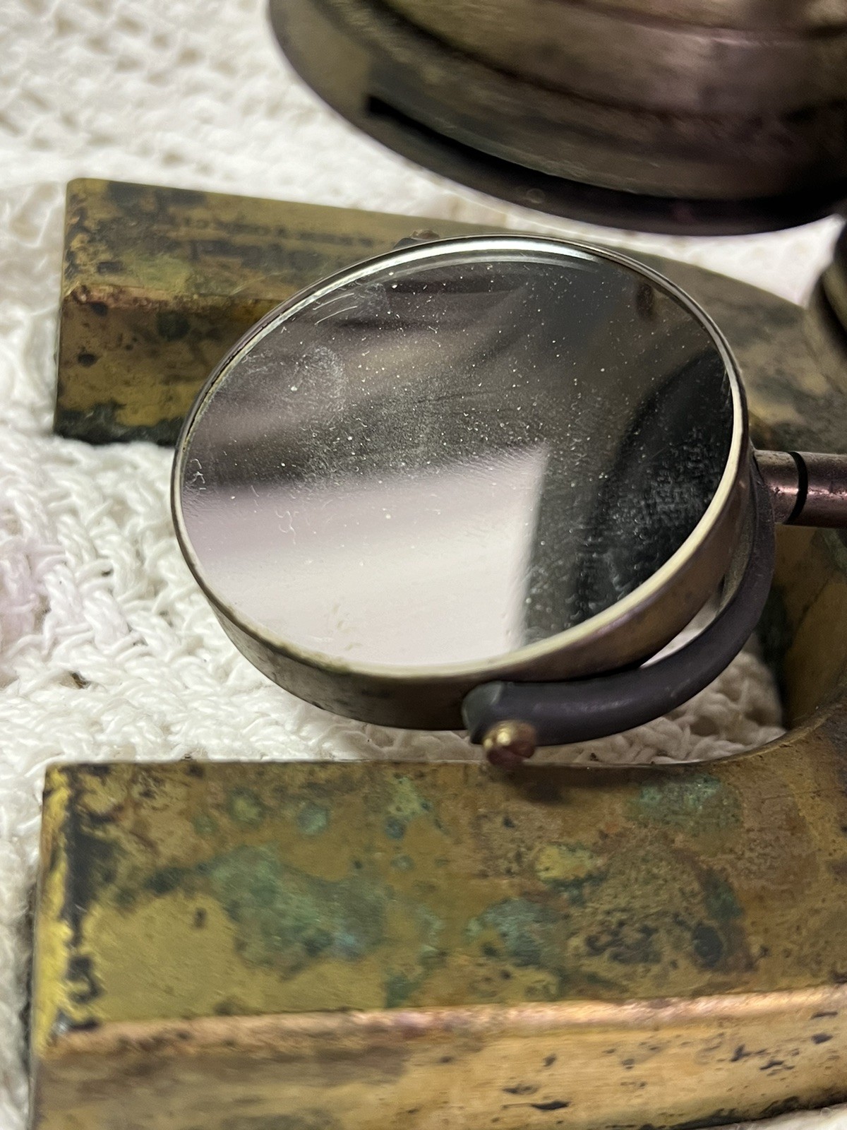 Antique Bausch & Lomb Early Microscope Solid Brass !!LOOK!!