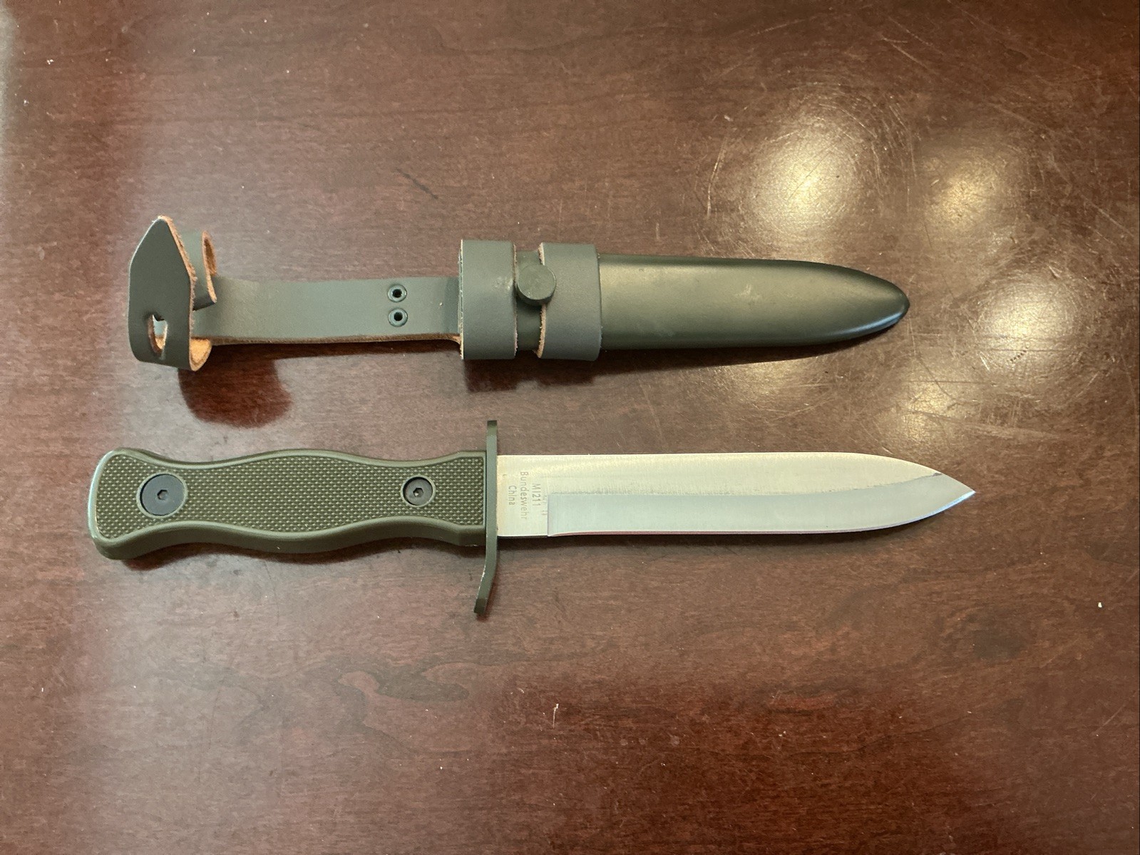 REPRODUCTION WEST GERMAN M1211 BUNDESWEHR BOOT KNIFE MADE IN CHINA