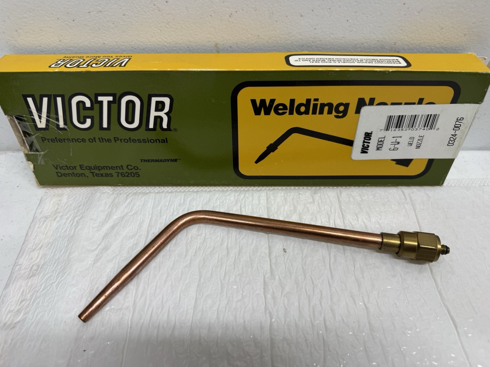 Victor 6-W-1 100 Series Medium Duty Welding Nozzle 0324-0076 NEW SHIPS FAST
