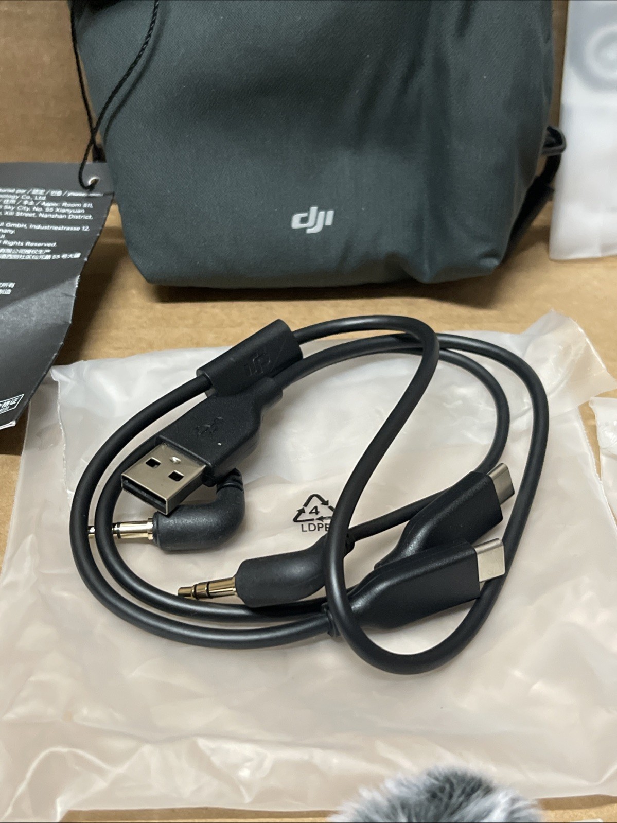 DJI Mic Mini (1 TX + 1 RX) - Black CP.RN.00000432.01 **READ**MISSING TRANSMITTER