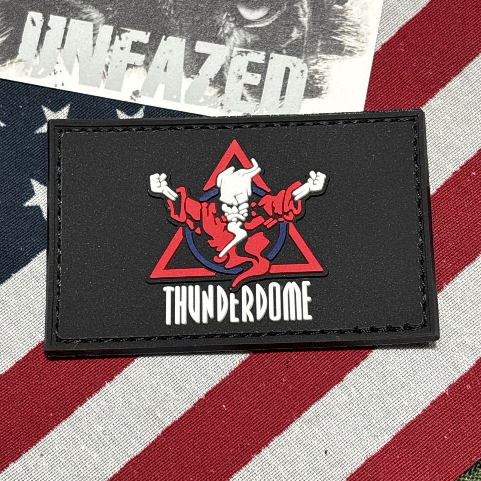 Thunderdome Morale Hook And Loop Patch High Quality 3d PVC