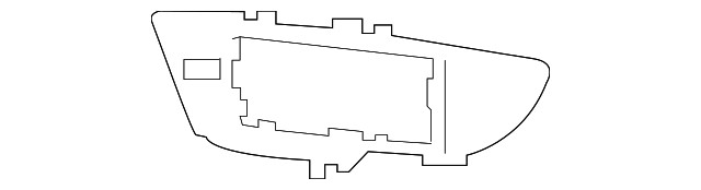 Genuine BMW Blind Spot Detection System Warning Sensor Bracket 51-12-5-A36-367