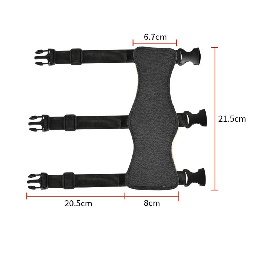 For Adult Arrow Arm with 3 Adjustable Straps Wool Leather Thermal Design