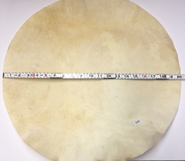 Natural Goat Skin Drum Head 20”. Cuero Natural Para/for Pleneras/Tamborine