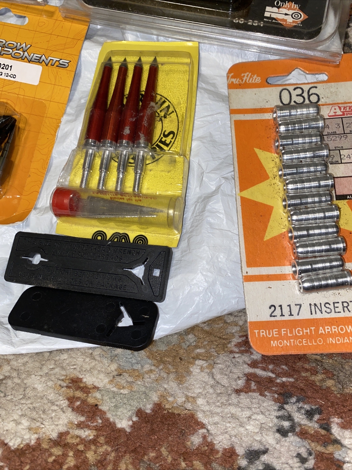 miscellaneous Archery Gear-points-broadheads-inserts-blades-armguard-etc.