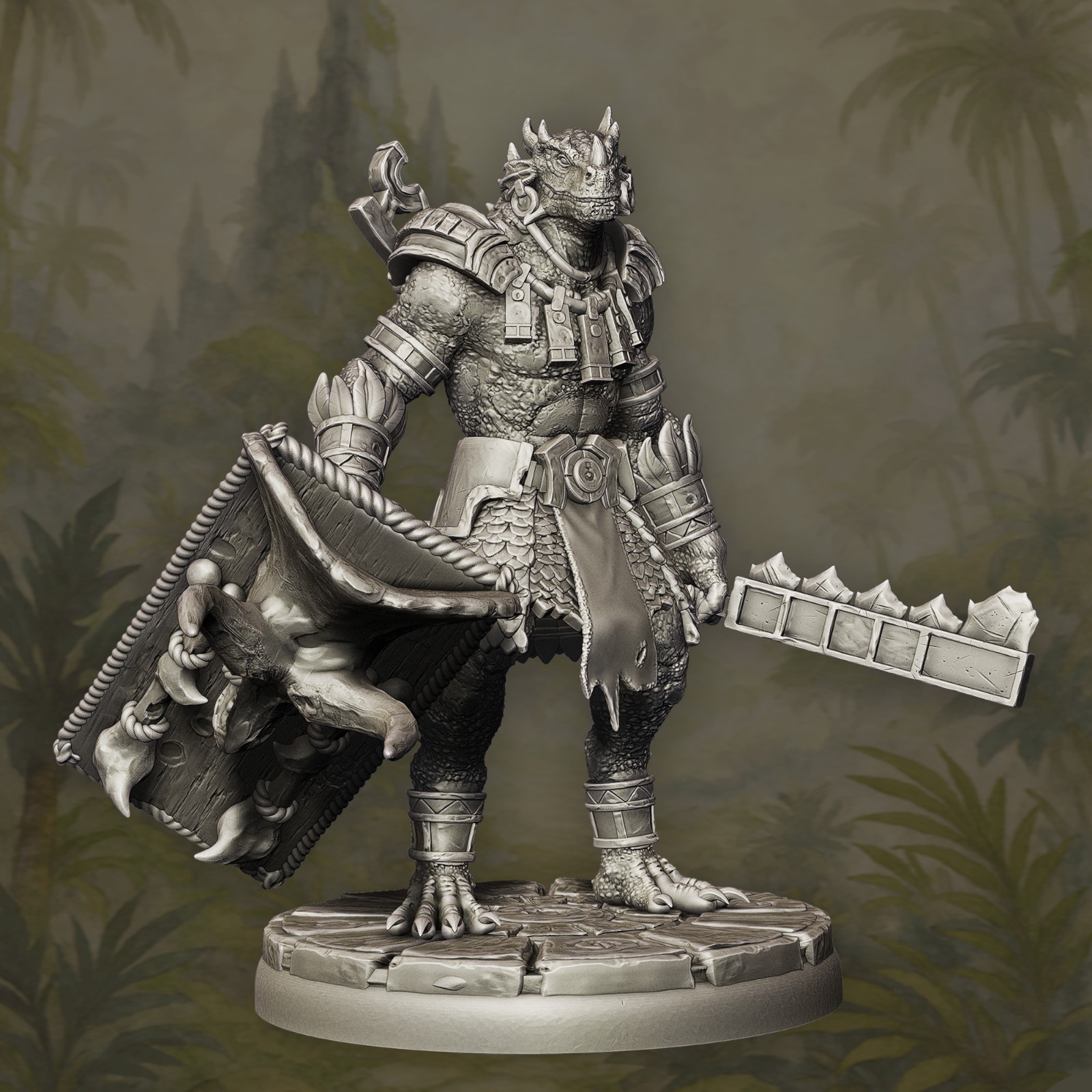Lizardman Saurian Guardians 28mm fantasy
