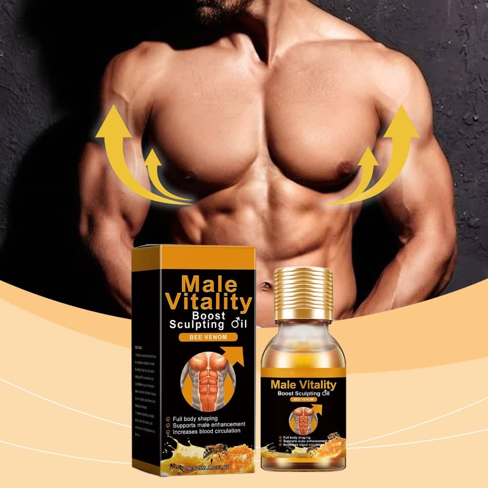 Men's Essential Oil for Chest Care Tightens Skin and Improves Contours Body Care