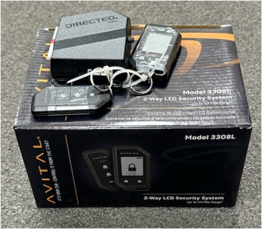 Avital 3308L 2-Way LCD Car Alarm System w/ 2 Remotes Replaces 3305L Brand New