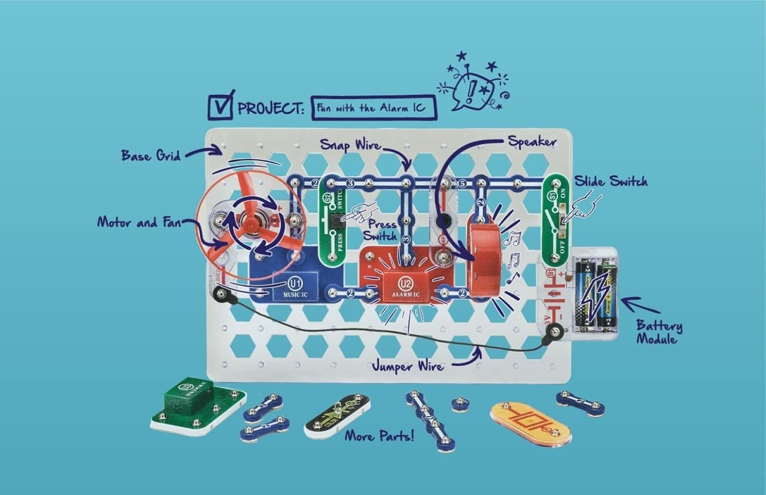 500-in-1 Electronics Project Kit-