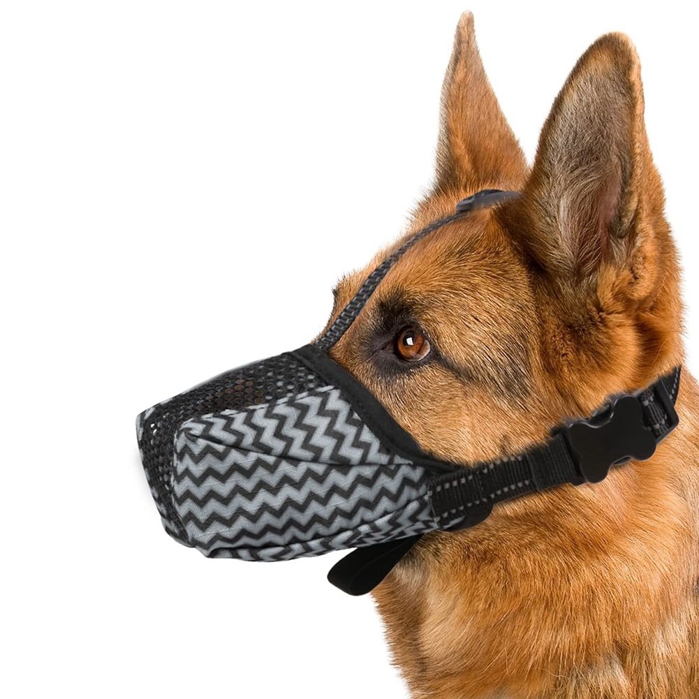 Dog Muzzle,Air Mesh Breathable Muzzle for Medium  Sized Dogs to & Biting5422