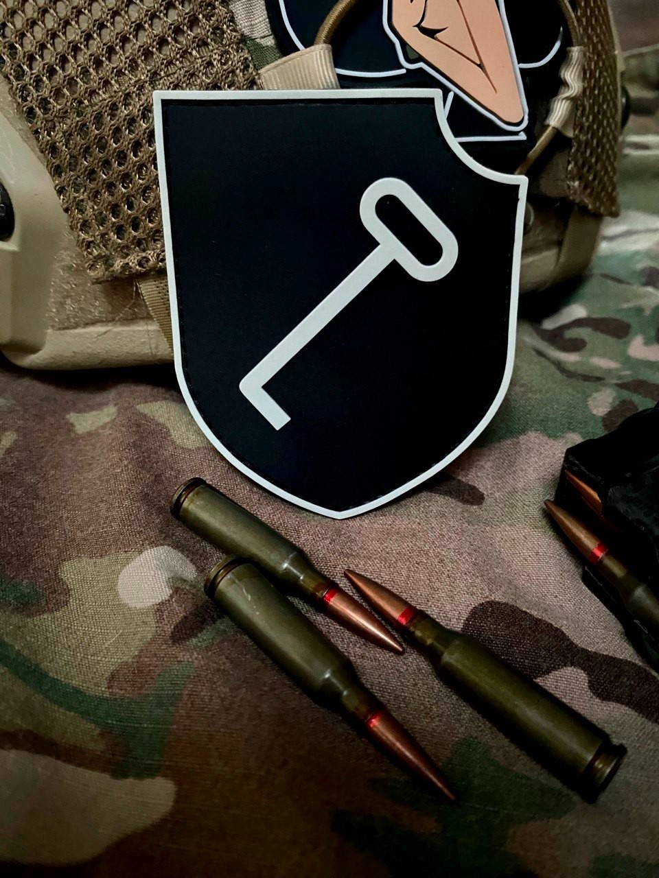PVC tactical morale patch "1st Panzer Division "AH"