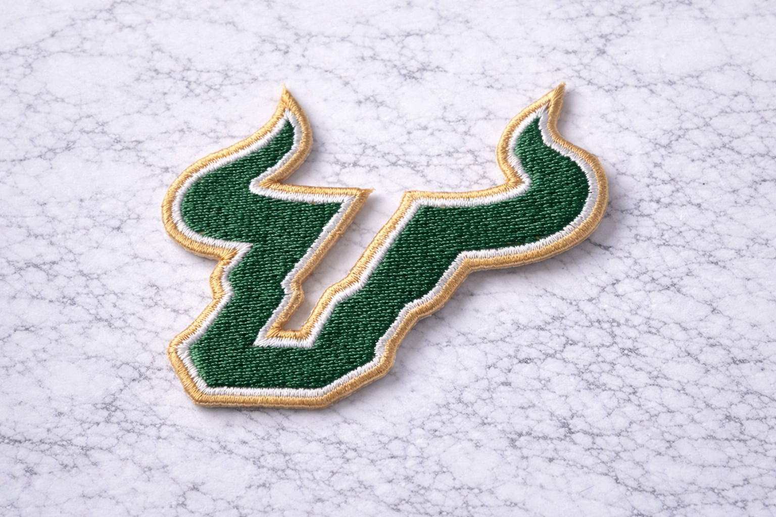 SOUTH FLORIDA BULLS LOGO NCAA EMBROIDERED IRON ON PATCH 3"X2.5" FREE SHIPPING