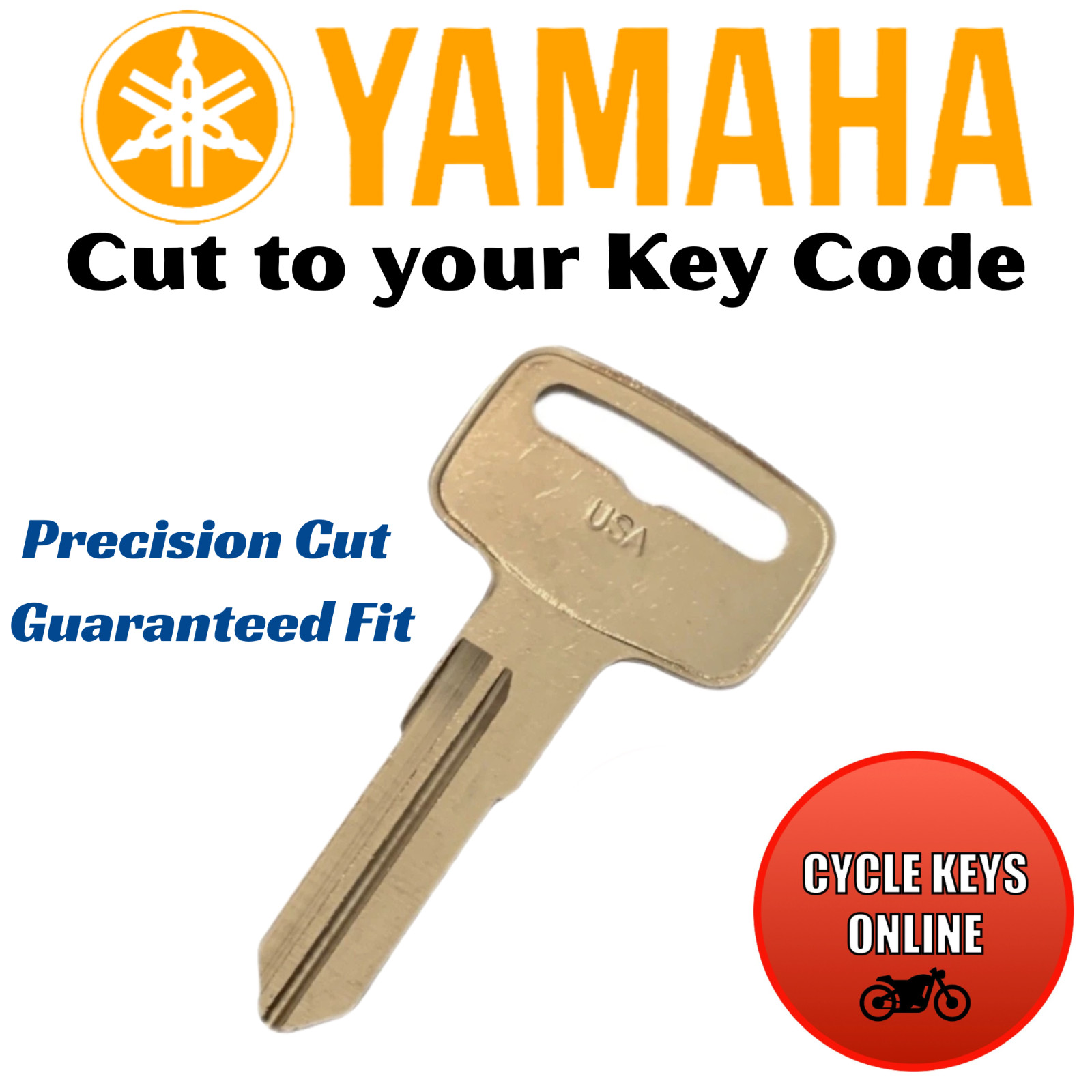 Yamaha Motorcycle Keys XS500 XS650 XS750 XS850 Riva Cut to Code key 3151-3200