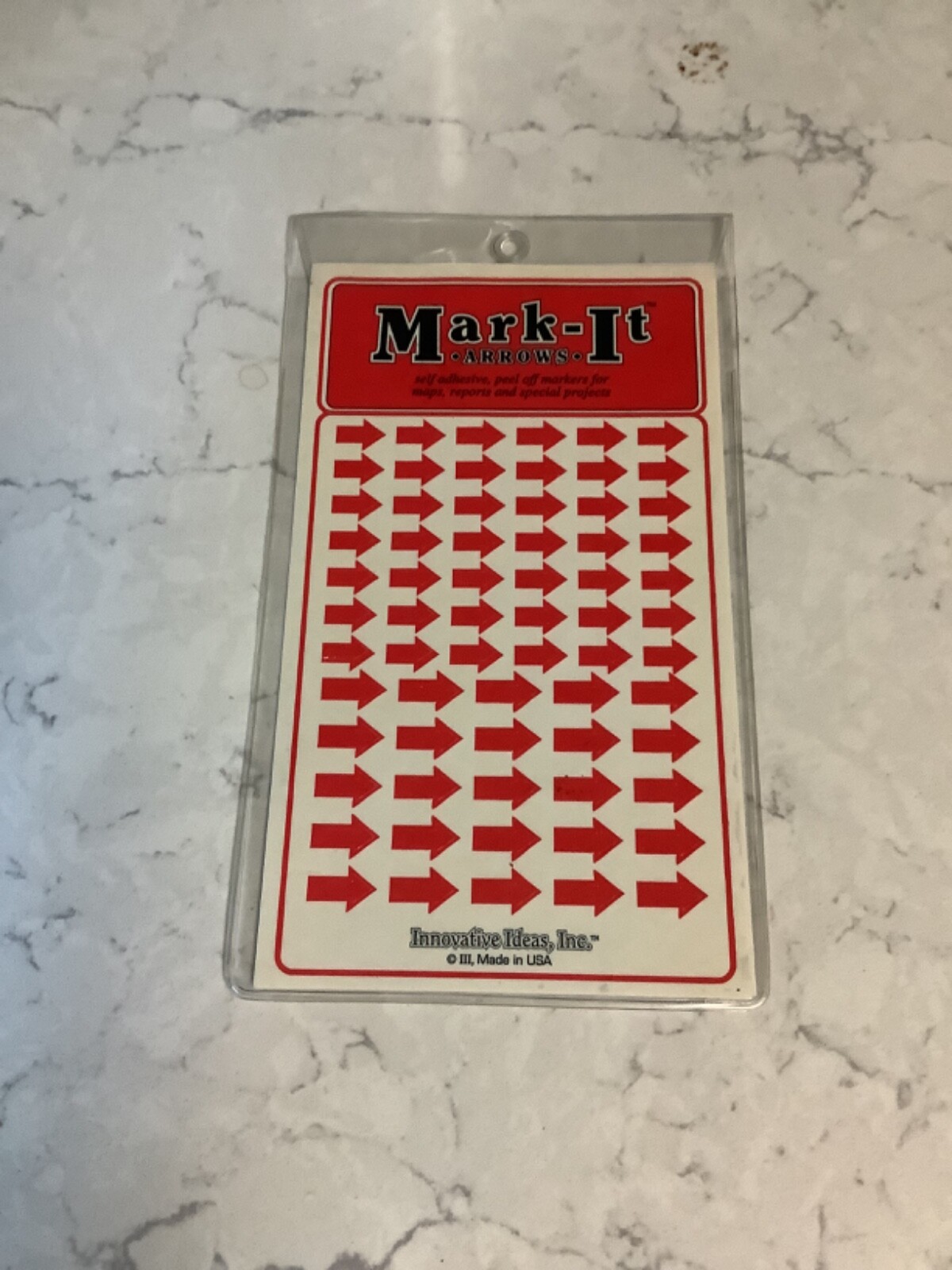 Stickers, Arrows Red Mark-It, Free Shipping