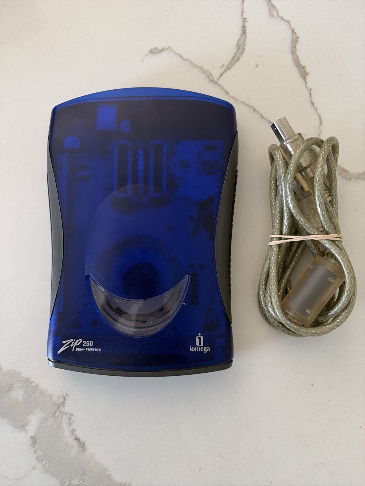 iOmega Zip 250MB External Drive Z250USBPCMBP w/ Power Cord NOT WORKING!!! READ!