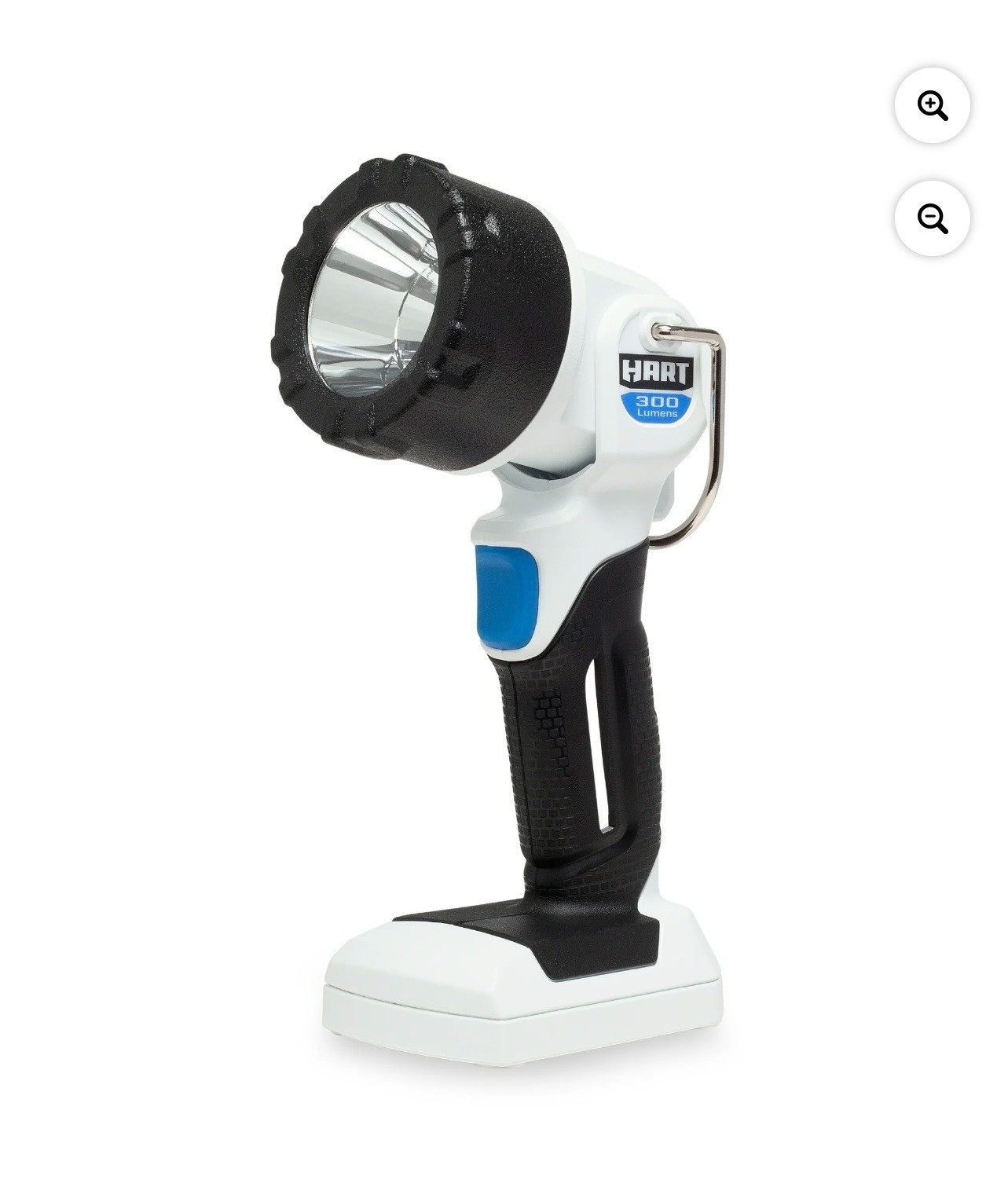 NEW HART Rechargeable Handheld Spot Work Light with Rotating Head, Magnetic Base