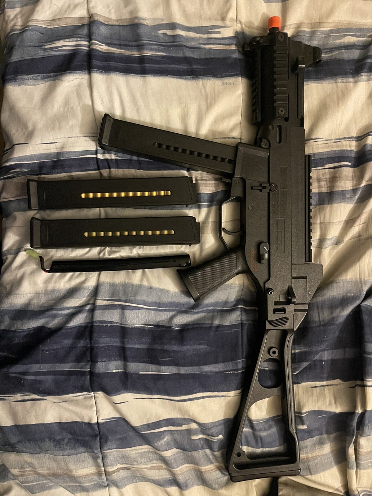 Assorted Airsoft Guns - Sniper, AEG, Two CO2 Pistols + Accessories