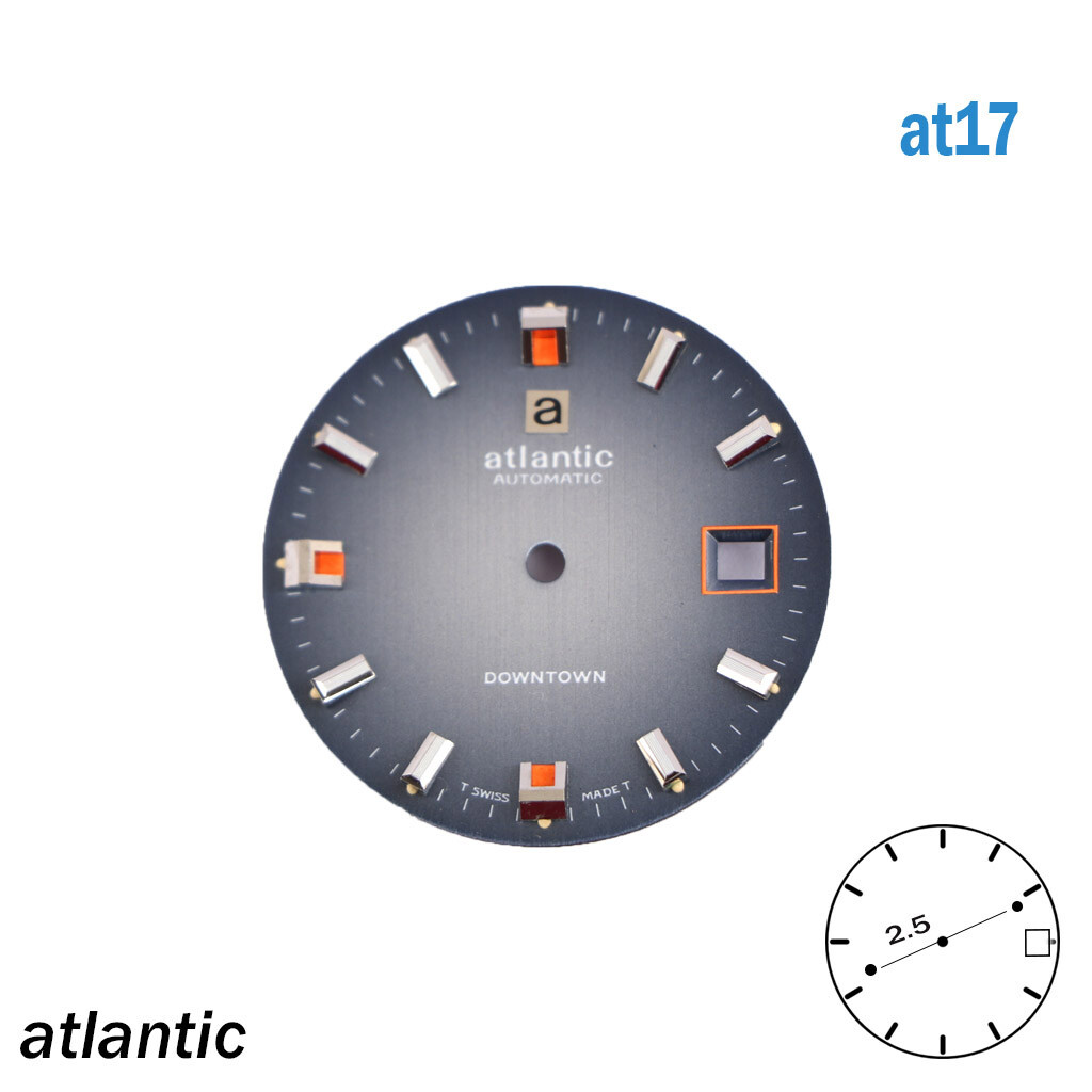 Vintage Original Atlantic Swiss Watch Dial  #AT17#