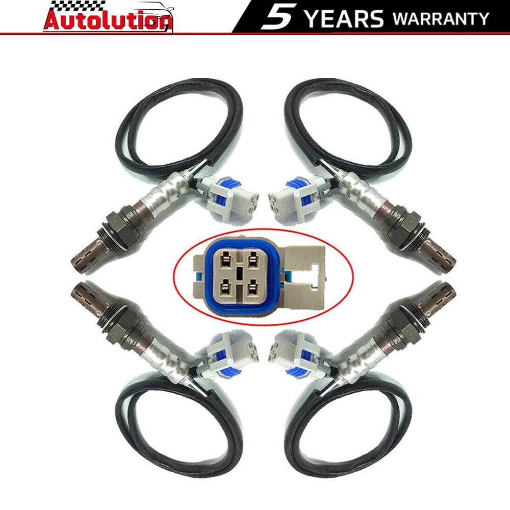 4pcs O2 Oxygen Sensor For 03-06 GMC Sierra 1500 V6 4.3L Chevrolet Tahoe 234-4651