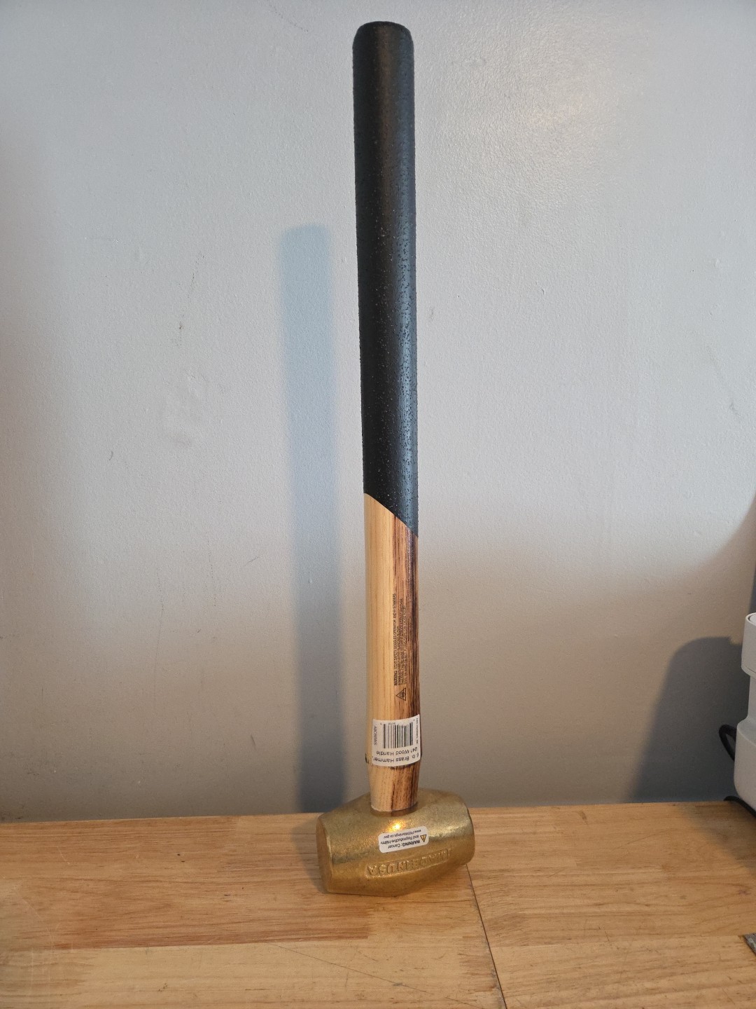 ABC6BWS ABC 6 LB BRASS HAMMER 24" WOOD HANDLE NON-SPARKING