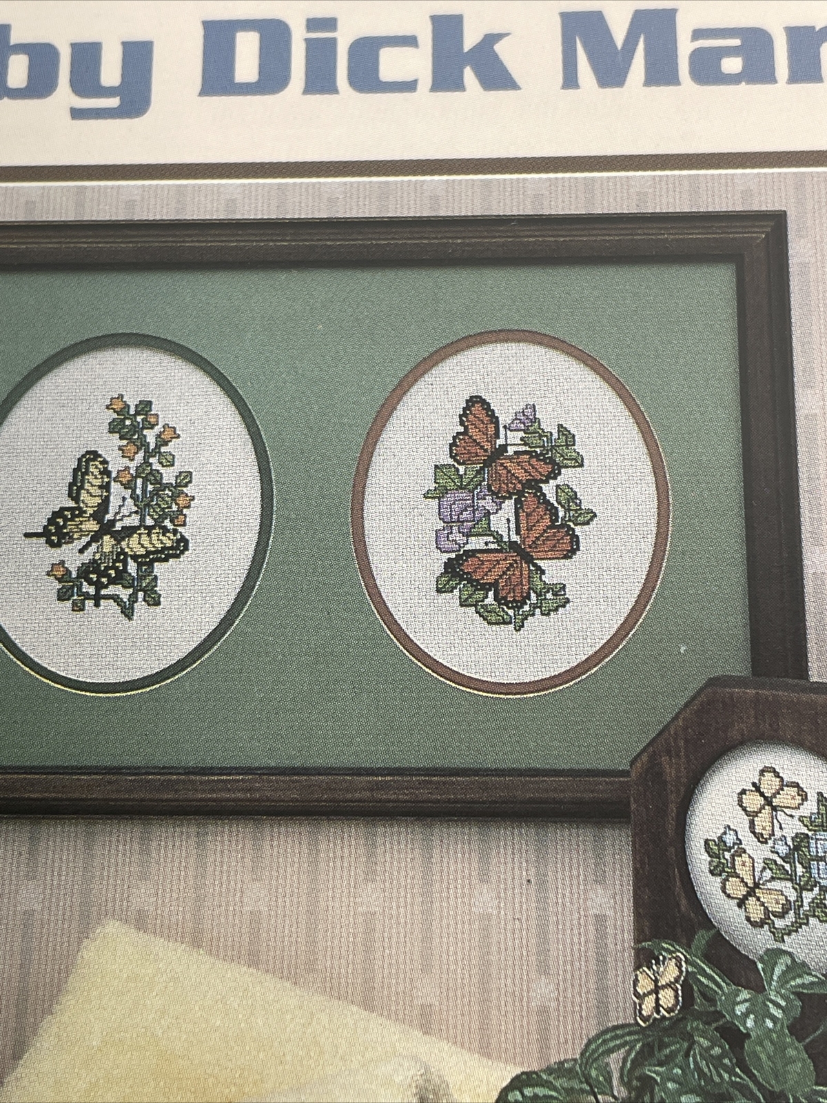 Leisure Arts Bath Collections 4 Themes Butterfly Seashells Cross Stitch Pattern