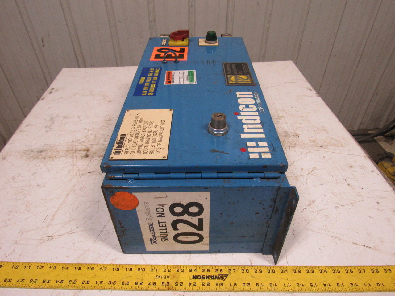 RAPISTAN 480V 5.4 AMP Conveyor Machine Controller W/Reversing Starter Lot/1