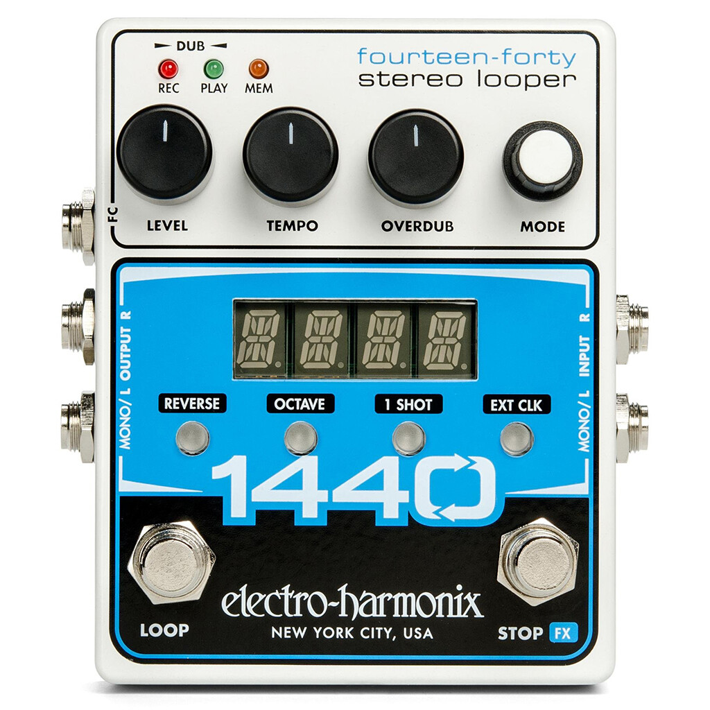 Electro-Harmonix 1440 Stereo Looper Guitar Pedal w/ Reverse, Octave & MIDI