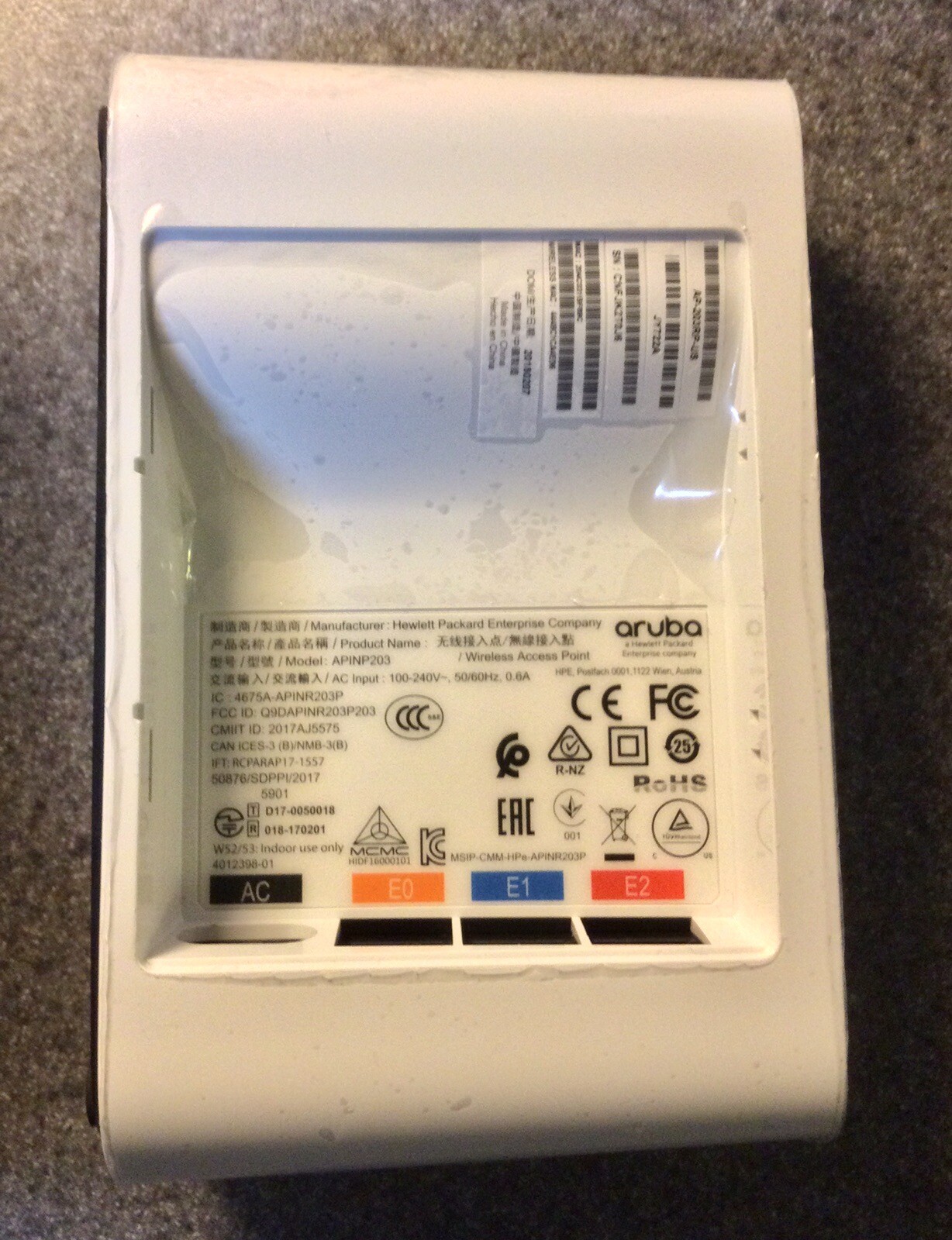 HP ARUBA JY722A APINP203 Wireless Access Point 802.11AC Unified Remote Antenna💫
