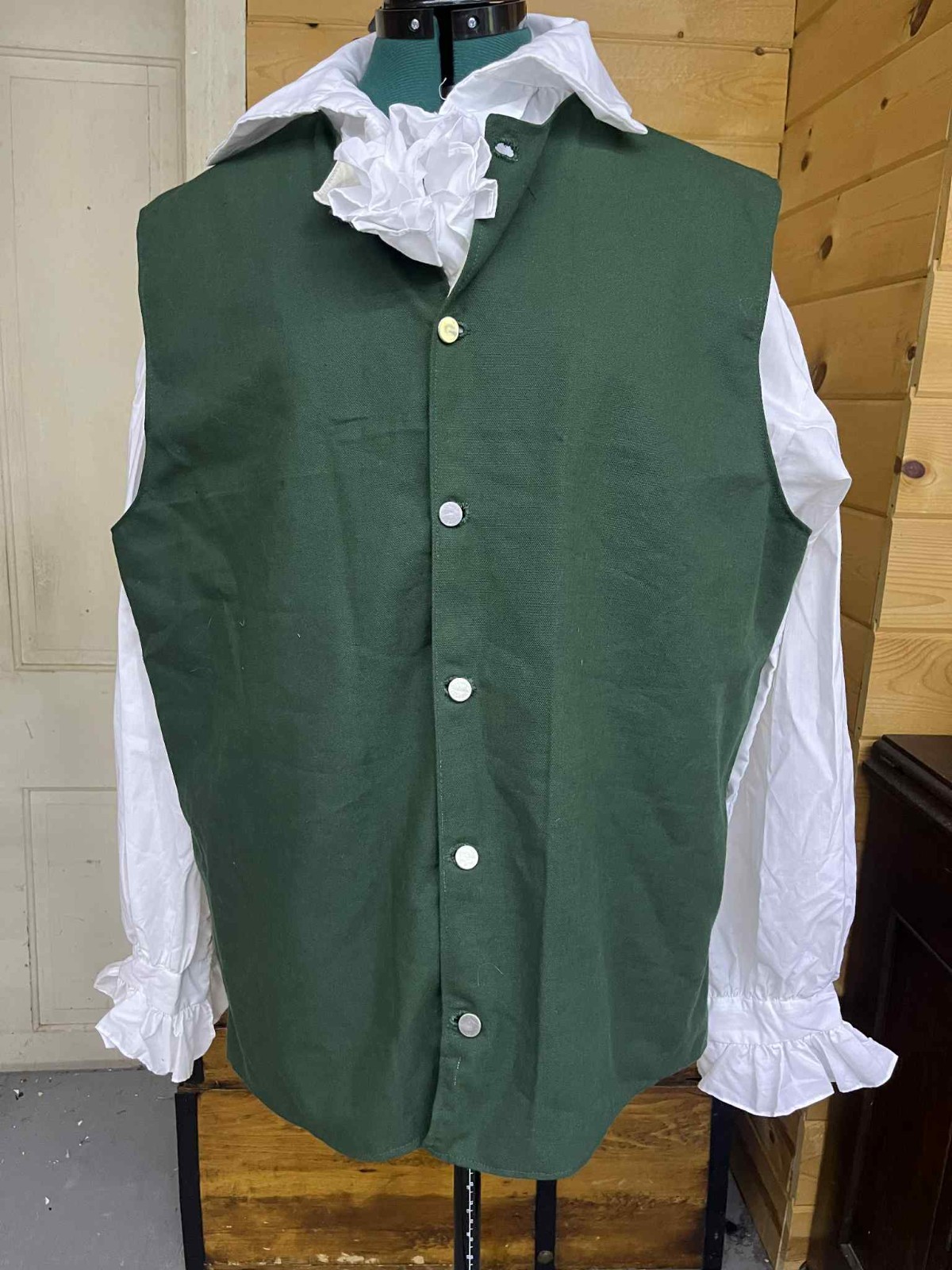 Colonial 18th century revolutionary war or pirate waistcoat vest