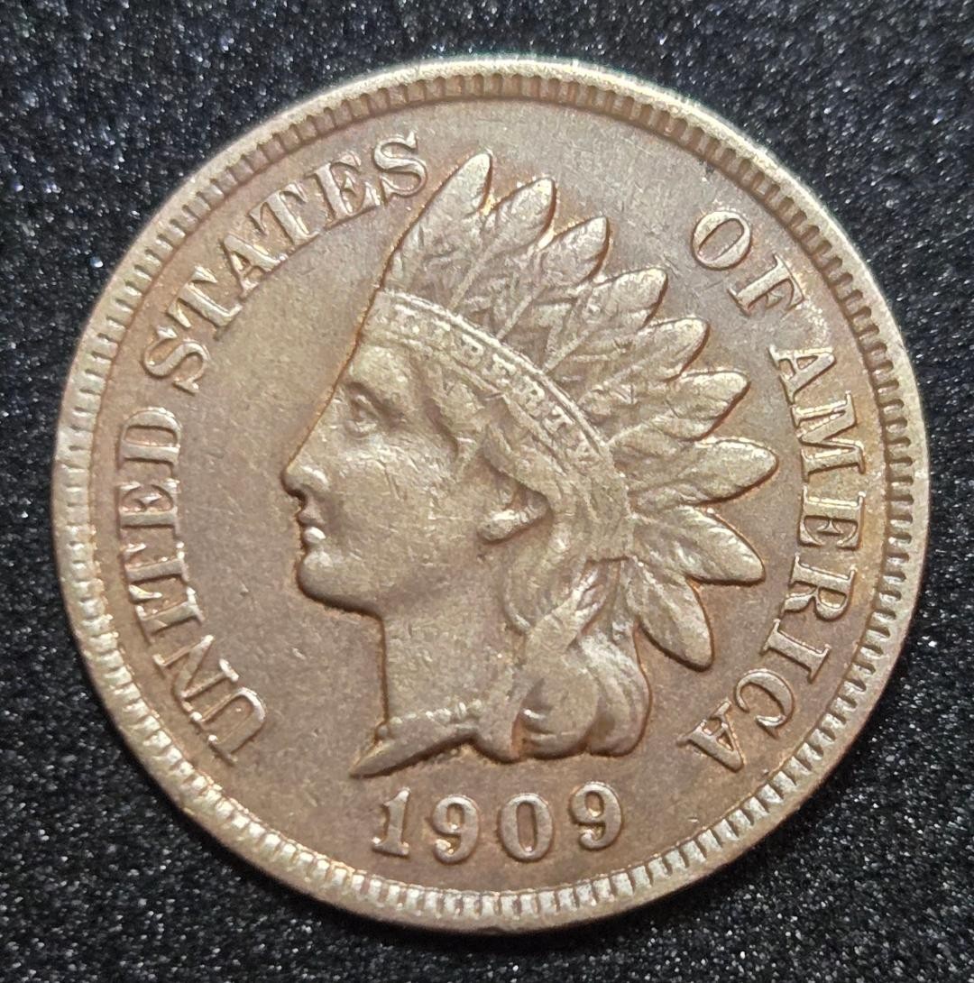 1909 Indian Head Cent - Nice Circulated BN - Full Liberty